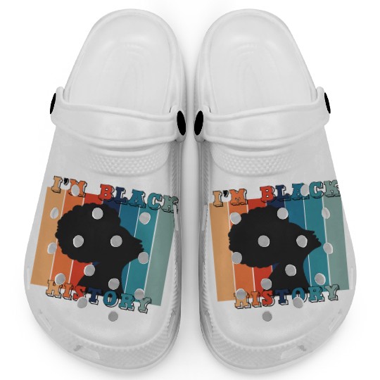 i m black history Clogs