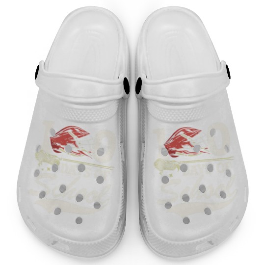 100 Days Of School Sports Game Lacrosse Player Clogs