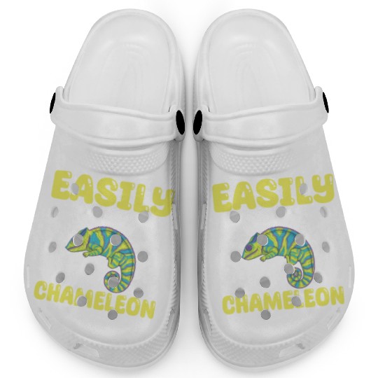 Funny Chameleon Lover Quote Clogs