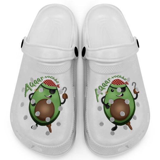 Avocado Pirate - character design Clogs