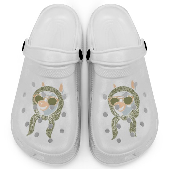 Alpaca Alpaka Scarf Sunglasses Clogs