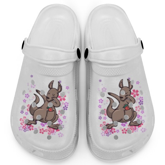 Kangaroo Australia bonded animal girls Clogs