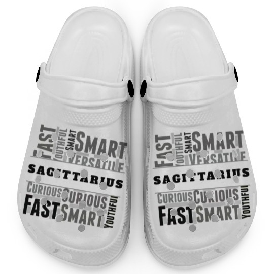 Sagittarius Zodiac Star Sign Word Cloud Square Mon Clogs