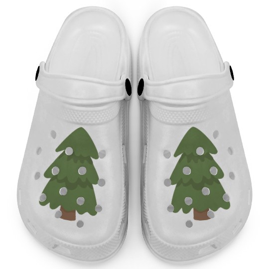 Cartoon Evergreen Tree Clogs