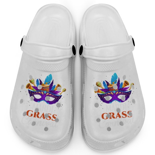 Mardi grass Carnival Clogs
