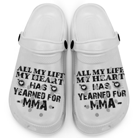 All My Heart Yearn For MMA Black Clogs