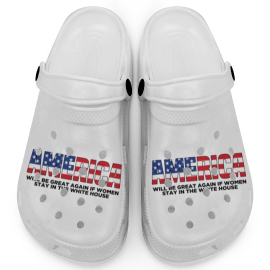 America Will Be Great Again Clogs