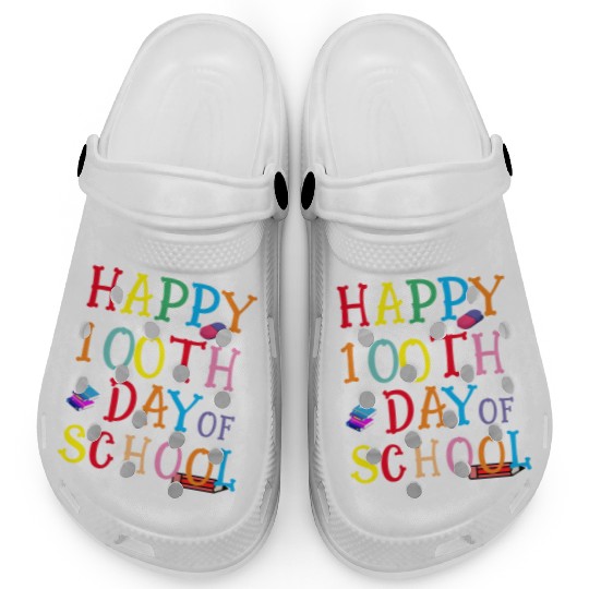 100 Days of School Clogs
