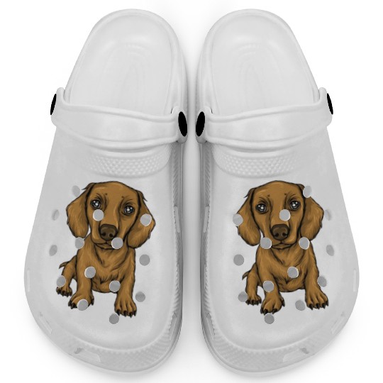 Dachshund Gift Dixie Wiener Doxie Dackel Clogs
