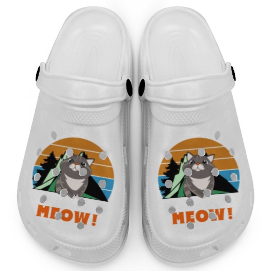 the cats are calling, and i must go, meow Clogs