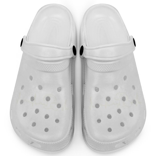 Mushroom. Heart. Love. EKG. Pulse. Beat. Clogs