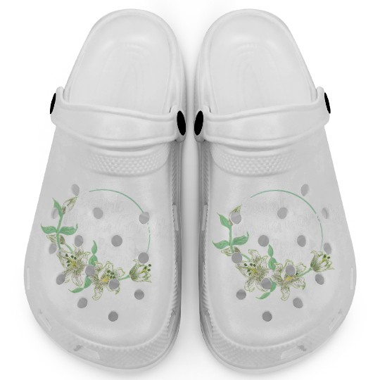 St. Maria Goretti Purity Catholic Saints Lily Symb Clogs