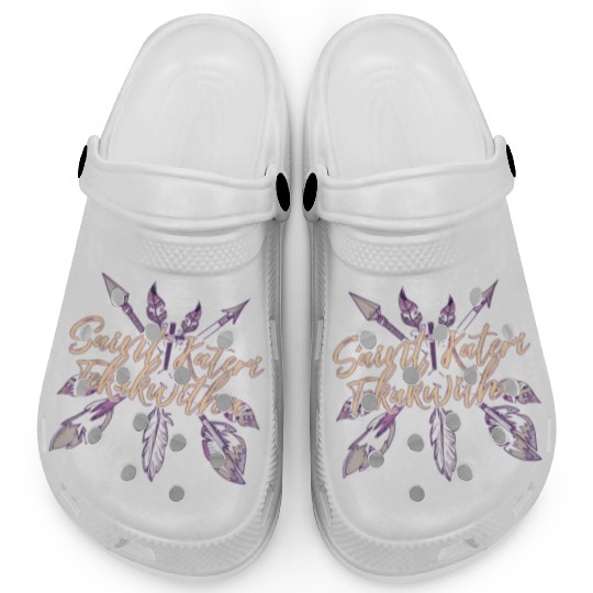 St Kateri Tekakwitha Saint Catholic Lily of the Mo Clogs