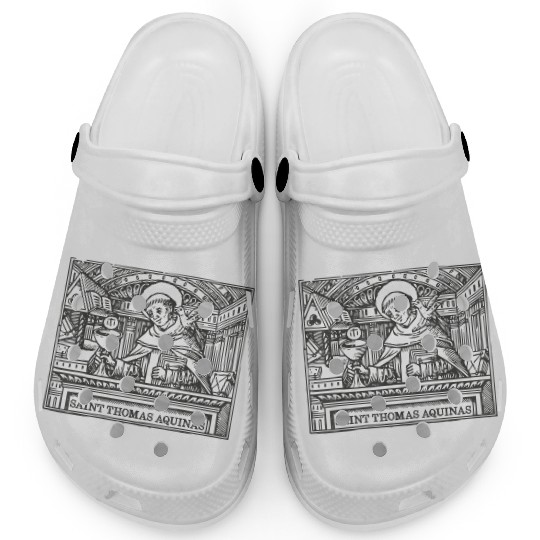 St Thomas Aquinas Patron Saint Students Catholic S Clogs