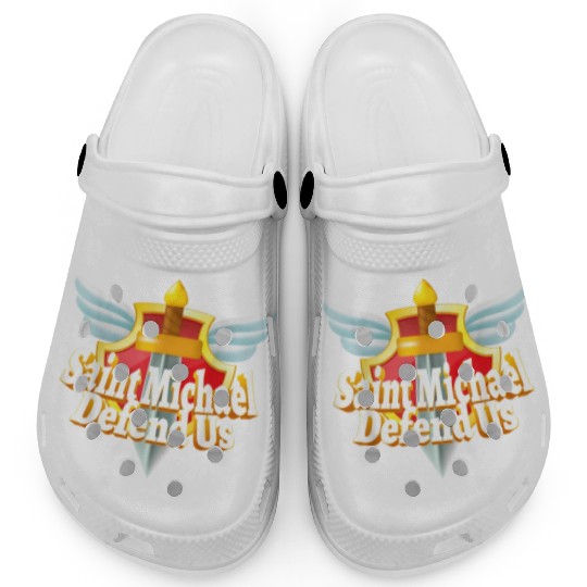 St. Michael the Archangel Icon Dragon Catholic Ang Clogs