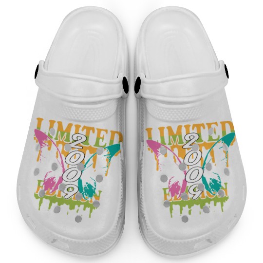 2009 Born Limited Edition Butterfly Gift Clogs