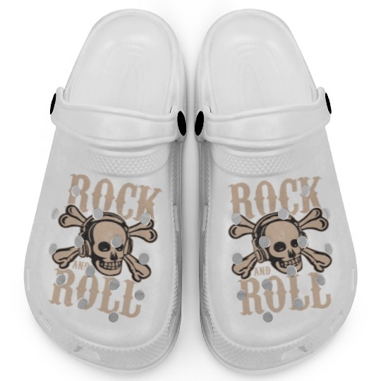 Live it loud with rock and roll art Clogs