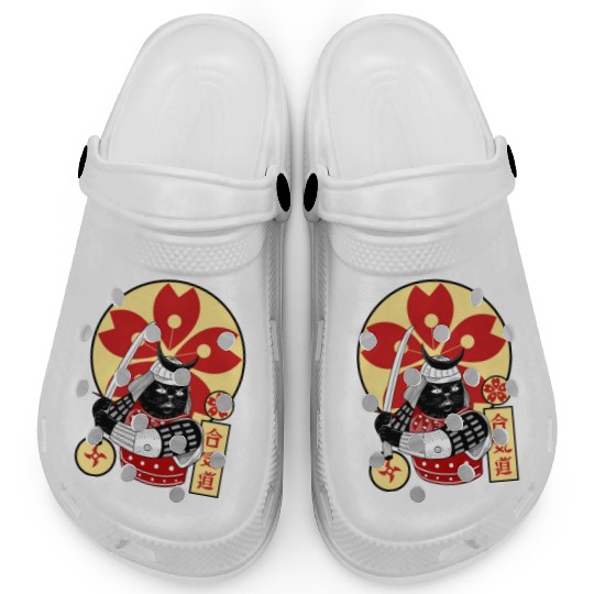Samurai Cat Clogs