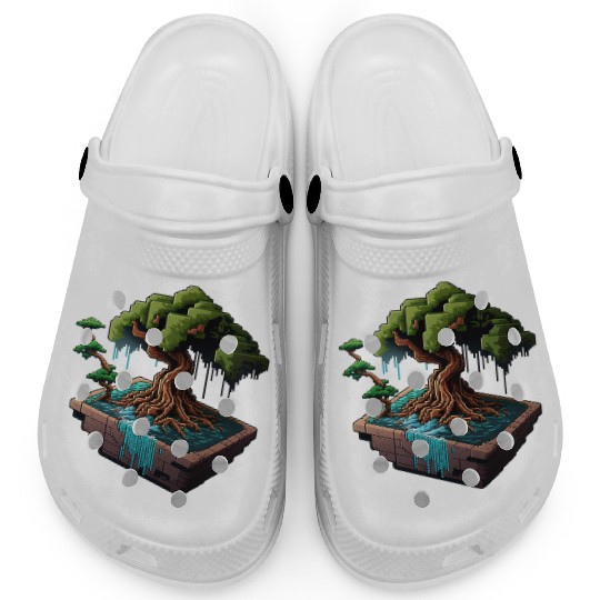 8 Bit Bonsai Tree Clogs