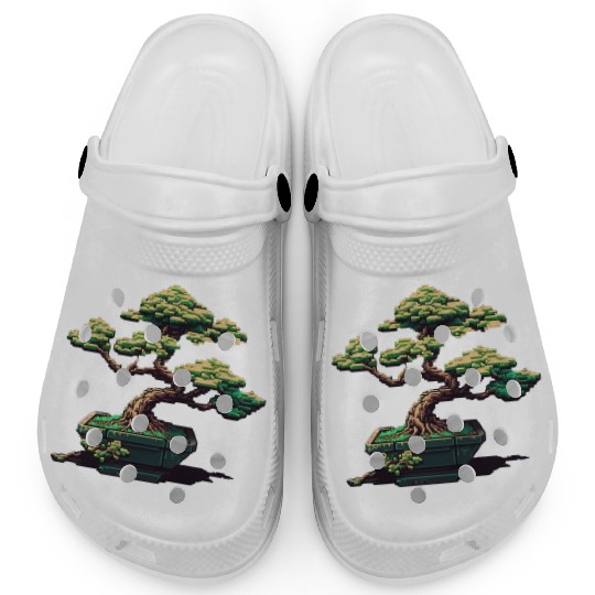 8 Bit Bonsai Tree Clogs