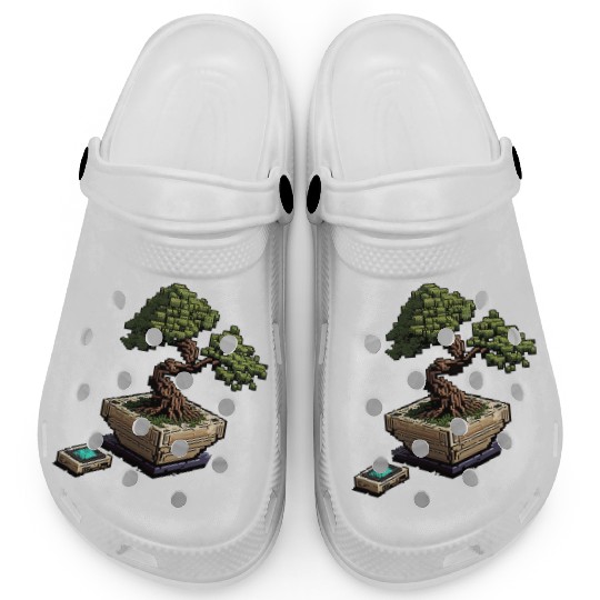 8 Bit Bonsai Tree Clogs