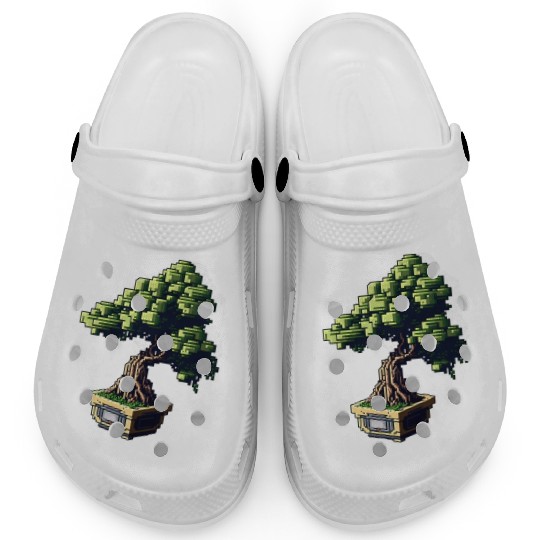 8 Bit Bonsai Tree Clogs