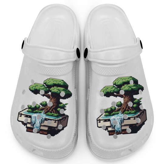 8 Bit Bonsai Tree Clogs