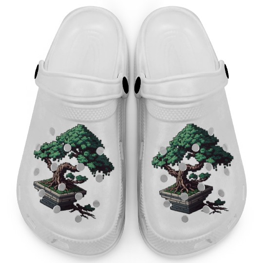8 Bit Bonsai Tree Clogs