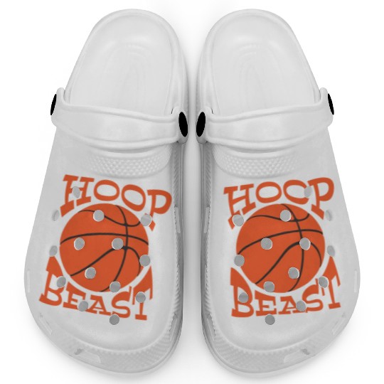 Hoop Beast / slam dunk - funny basketball saying Clogs