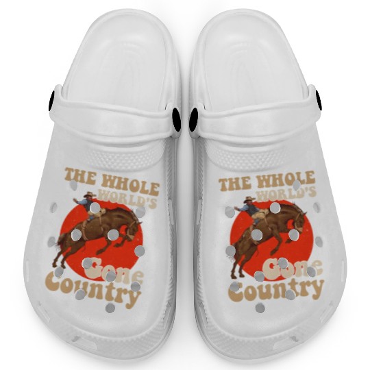 The Whole World's Gone Country Clogs