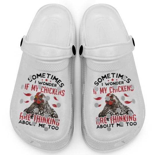 Sometimes I wonder if my chickens are thinking Clogs