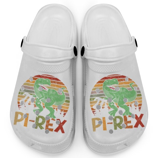 Pi-rex Dinosaur Math Teacher Mathematician Pi Day Clogs