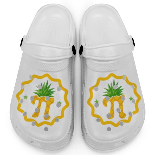 Pineapple Pi Math Teacher Mathematician Pi Day Clogs