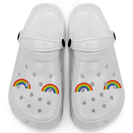 LGBT Rainbow Flag Titties Clogs