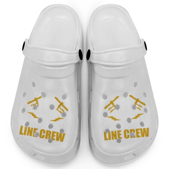 Funny Electrical Lineman Saying Thank A Lineman Clogs