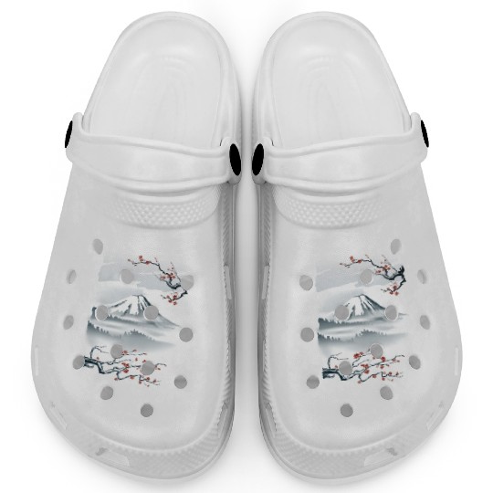 Fuji Cherry Blossom Cherry Tree Japan Clogs
