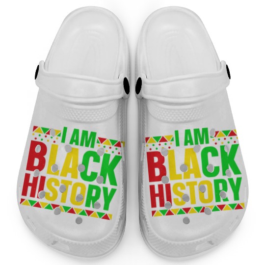I Am black History Clogs