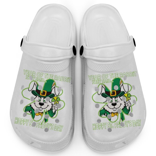 Year of the Rabbit - St. Paddy's Day Clogs