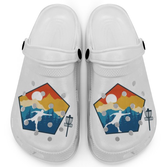 Disc Golf Disc Golfing Ultimate Frisbee Natur Clogs