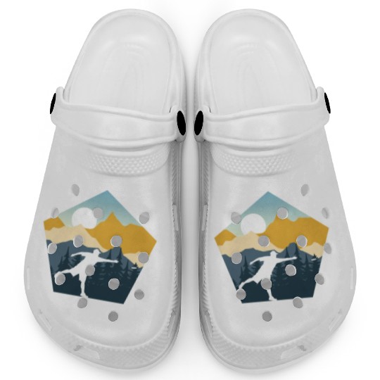 Disc Golf Disc Golfing Ultimate Frisbee Natur Clogs
