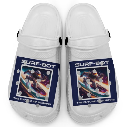 Robot Silver Surfer Clogs