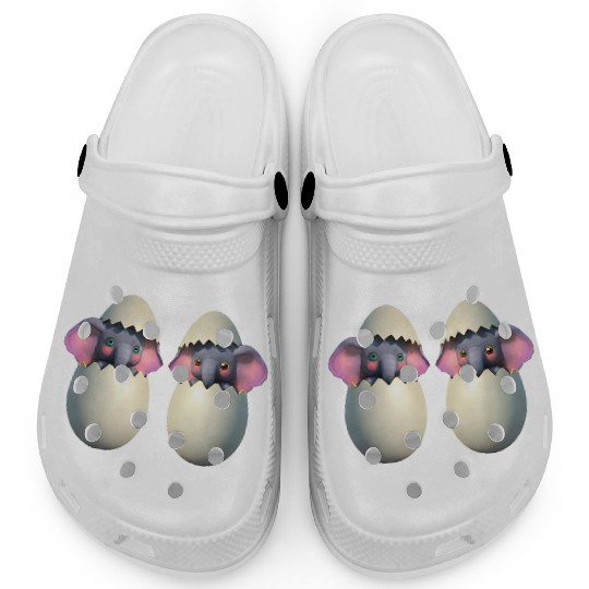 Baby elephant hatch Clogs