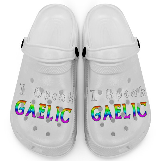 St Patricks Day Rainbow LGBT | I Speak Gaelic Clogs