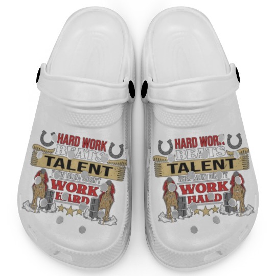 Barrel Racing Hard Work Beats Talent Horse Racing Clogs