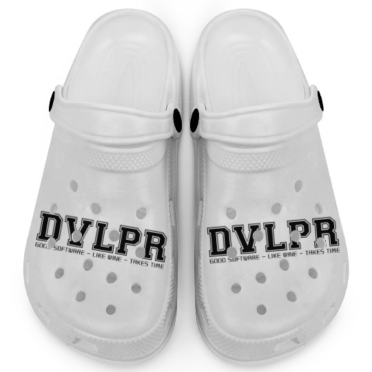 DVLPR - GOOD SOFTWARE LIKE WINE TAKES TIME Clogs