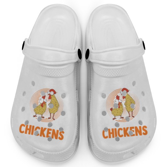 Chickens Chicken Farm Farmer Clogs