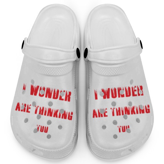 sometimes i wonder if my chickens are thinking Clogs