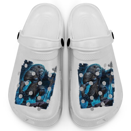 Lion 3D Graphic Design, illustrations Clogs