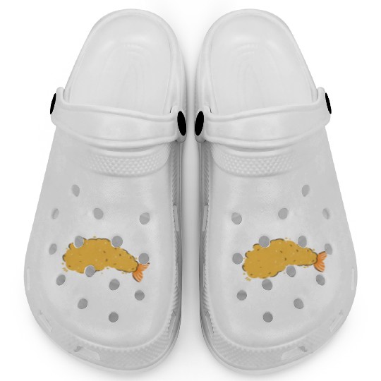 Funny Tempura Shrimp Clogs