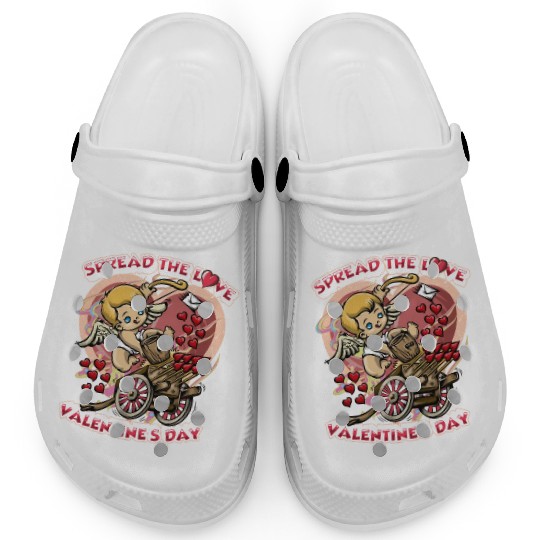Spread The Love Cupid Arrow Heart Clogs